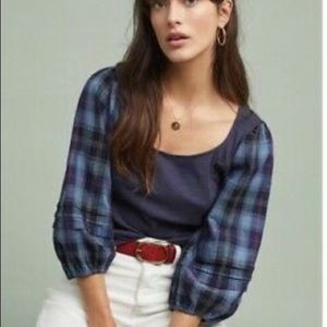 NEW ANTHROPOLOGIE REATH AND WREN Trapani Top sizeM